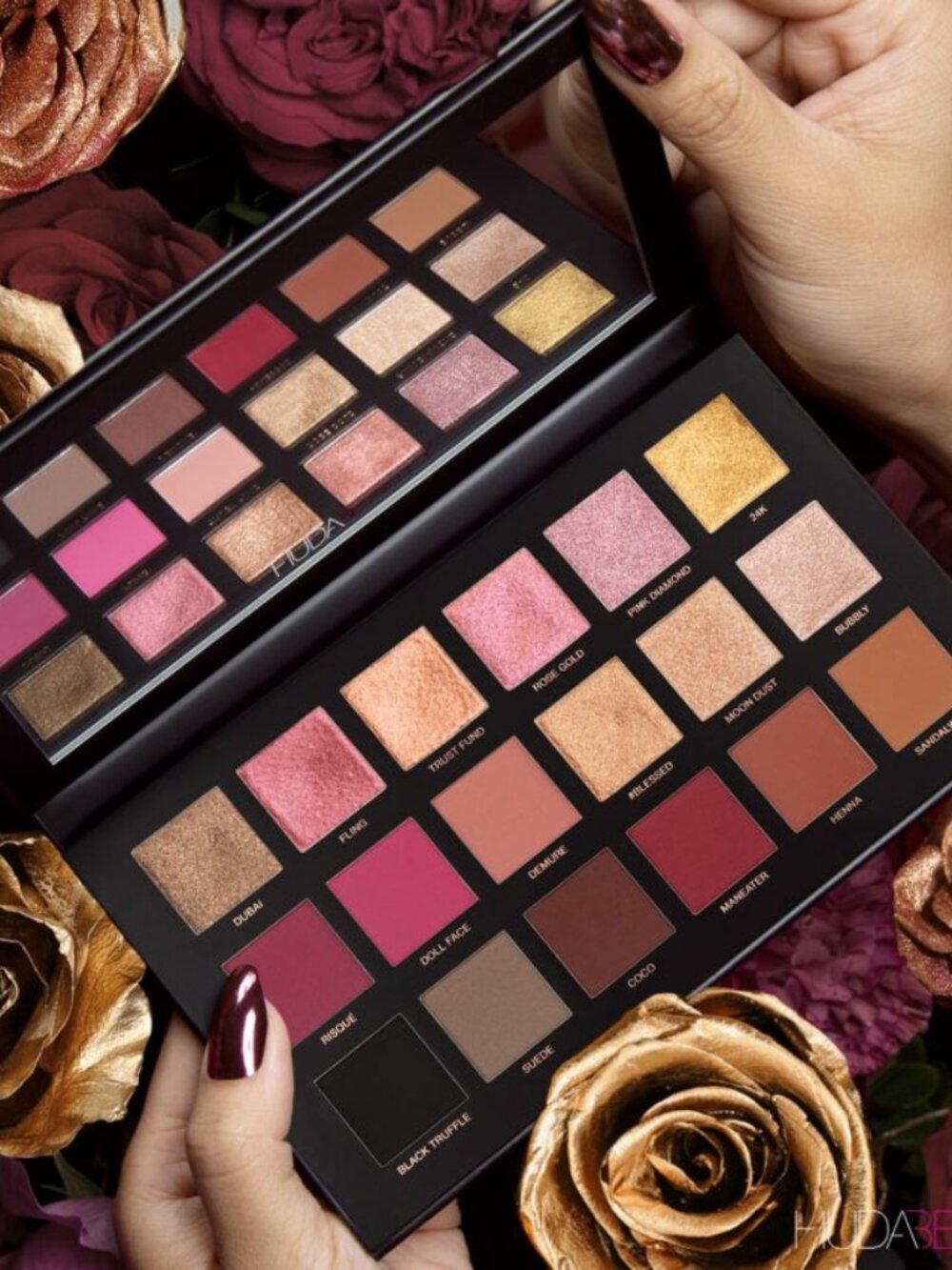 NEW Huda Beauty Rose Gold Palette Remastered